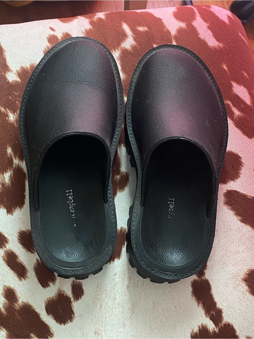 Jeffrey Campbell Black Chunky Platform Clogs - Picture 2 of 4